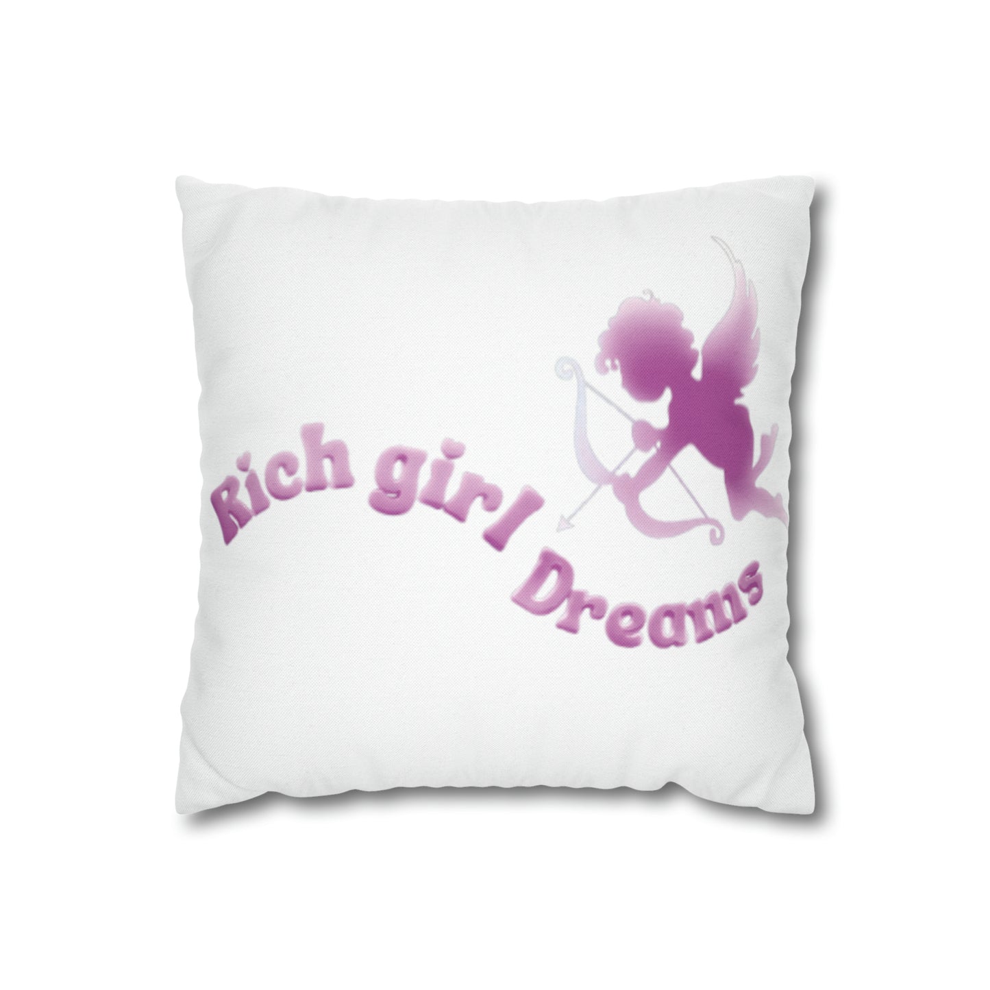 Rich Girl Dreams Square Pillow Case