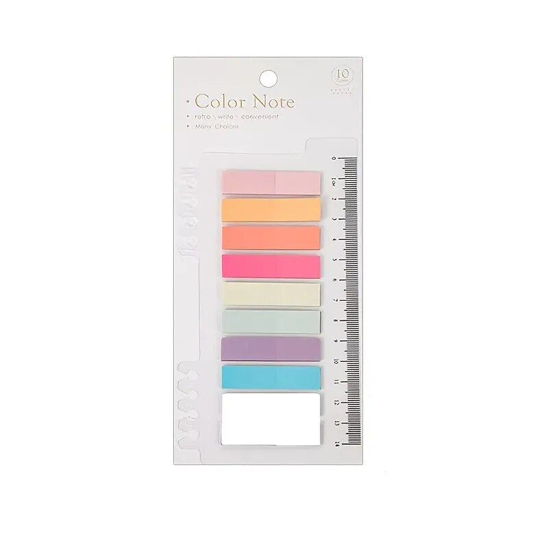200 Sheets Sticky Notes Set with Ruler